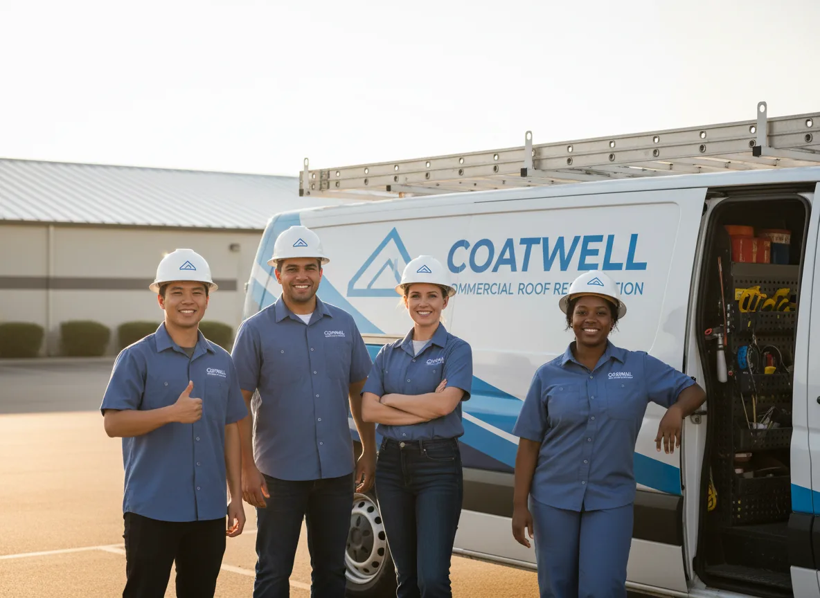 Commercial roof coating company in Rueter, MO