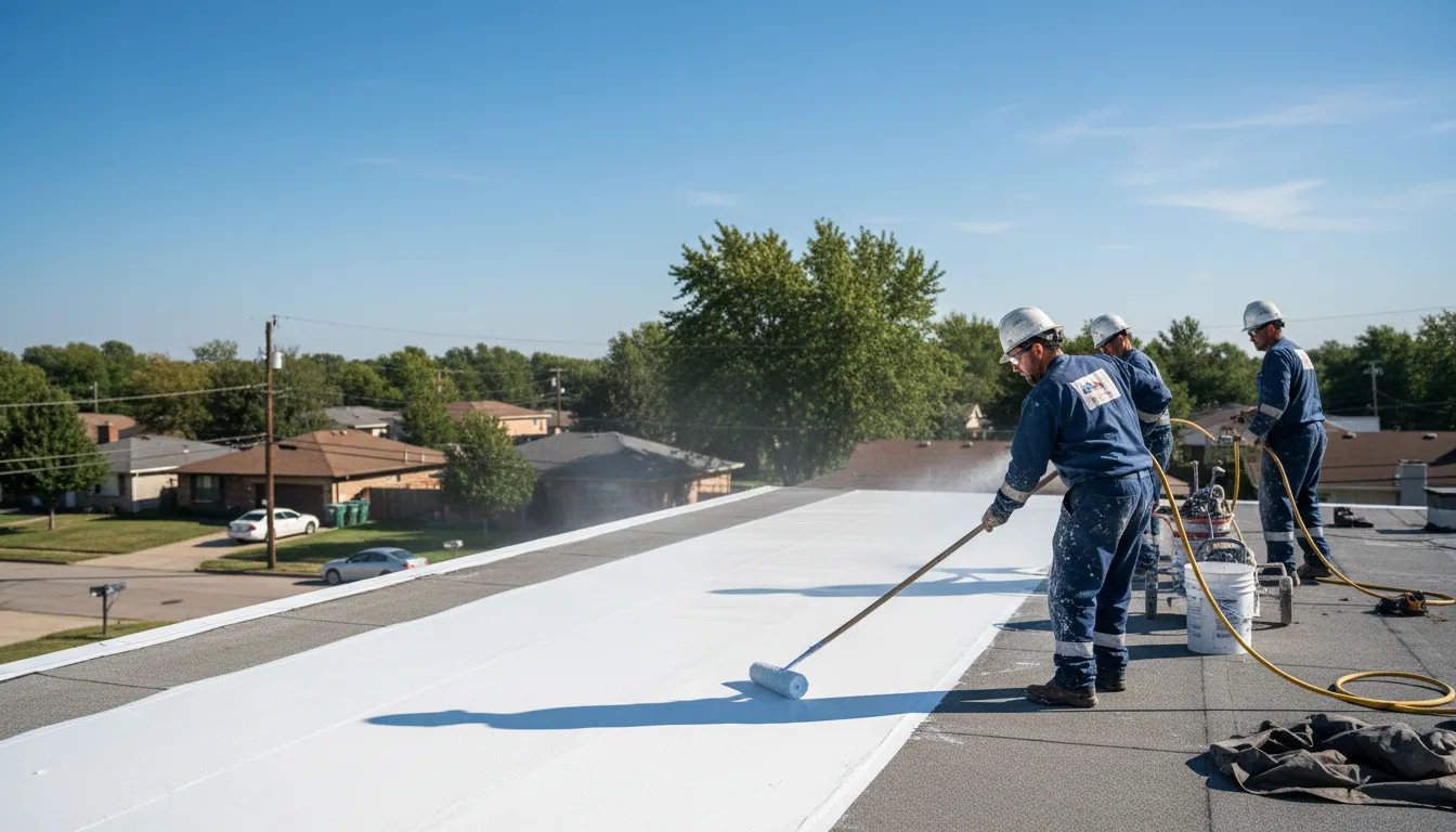 Commercial roof coating in Rueter, MO near me